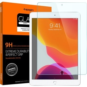 Spigen GLAS.tR SLIM Tempered Glass Screen Protector - Transparent - For 25.9 cm (10.2") LCD iPad Pro - Scratch Resistant, 