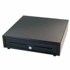 apg 1616 Cash Drawer - 6 Bill - 8 Coin - 2 Media Slot - Black - 109.2 mm Height x 411.5 mm Width x 414 mm Depth