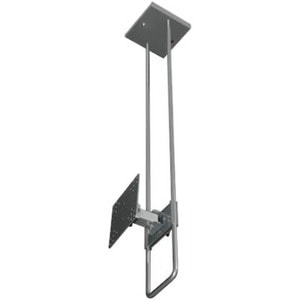 R-Go R-Go Steel Mounting Bracket for Monitor, Flat Panel Display - Silver - Height Adjustable - 1 Display(s) Supported - 6