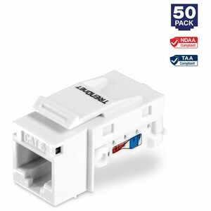 TRENDnet TC-K50C6 Network Connector - TAA Compliant - RJ-45 Network Female