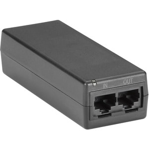 Black Box PoE Gigabit Ethernet Injector - 802.3af - 120 V AC, 230 V AC Input - 1 x 10/100/1000Base-T Input Port(s) - 1 x 1