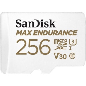 SanDisk MAX ENDURANCE 256 GB Class 10/UHS-I (U3) microSDXC - 100 MB/s Read - 40 MB/s Write