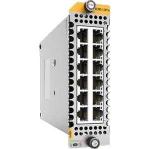 Allied Telesis XEM2-12XTm Expansion Module - For Data Networking - 12 x RJ-45 10GBase-T LAN - Twisted Pair10 Gigabit Ether