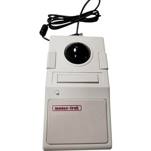 Itac Systems Professional Desktop Trackball Mouse with USB Interface - Cable - White - USB - 1