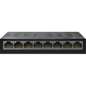 TP-Link LS1008G - Litewave 8 Port Gigabit Ethernet Switch - Desktop Ethernet Splitter - Plastic Case - Unshielded Network 