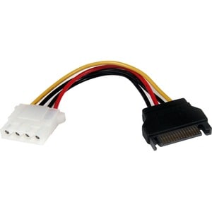 6IN SATA TO LP4 POWER CABLE ADAPTER - F/M