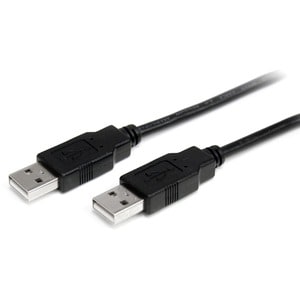 StarTech.com 2m USB 2.0 A to A Cable - M/M - Cable for USB Hub, Peripheral Device, Computer - First End: 1 x 4-pin USB 2.0