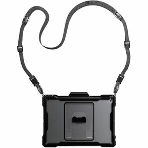 MAXCases Clip-On Shoulder Strap for Shield Extreme-X and -X2 & any tablet case with corner through-holes (Black) - Adjusta