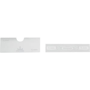 Zebra PolyPro 4000D RFID Label - 4" Width x 2" Length - Rectangle - Thermal Transfer - Polypropylene - 190 / Roll - 12 Roll