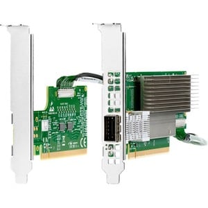 HPE Infiniband/Ethernet Host Bus Adapter - Plug-in Card - PCI Express 4.0 x16 - 1 x Total Infiniband Port(s) - QSFP56 - 20