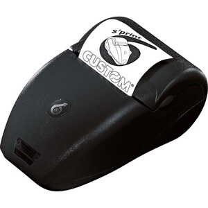 Custom S'PRINT Direct Thermal Printer - Monochrome - Portable - Receipt Print - Serial - 203 dpi - 58 mm Label Width