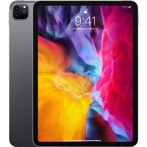 Apple iPad Pro (4th Generation) Tablet - 32,8 cm (12,9 Zoll) RAM - 256 GB - iPad OS - 4G - Grau - Apple A12Z Bionic SoC - 2732 x 2048 - Liquid Retina Display, IPS-Technologie (In-Plane-Switching), True-Tone-Technologie Display - UMTS, HSPA, HSPA+, DC-HSDPA, EDGE, LTE - 7 Megapixel Kamera vorne