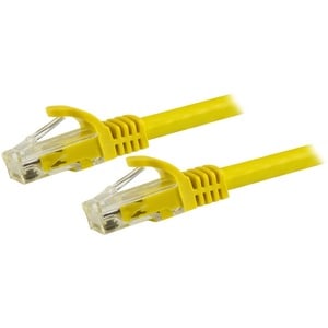 StarTech.com 1.5m CAT6 Ethernet Cable - Yellow Snagless Gigabit - 100W PoE UTP 650MHz Category 6 Patch Cord UL Certified W