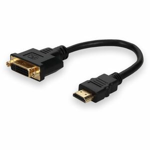 AddOn 20.32 cm DVI/HDMI Video Cable - Cable for Video Device - First End: HDMI Digital Audio/Video - Male - Second End: 25