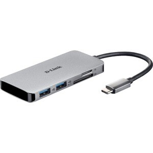 D-Link DUB-M610 USB-Typ C Docking Station für Notebook - 100 W - 2 x USB 3.0 - USB Typ C - HDMI - Kabelgebundenes