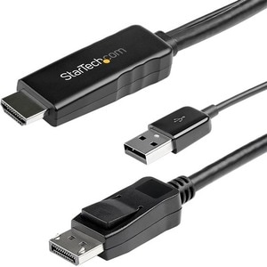 StarTech.com HD2DPMM2M. Kabellänge: 2 m, Anschluss 1: HDMI Typ A (Standard), Anschluss 2: DisplayPort. Gewicht: 120 g, Bre