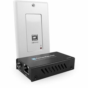 Comprehensive Pro AV/IT USB 2.0 High Speed Single Gang Wall Plate Extender Kit up to 328ft