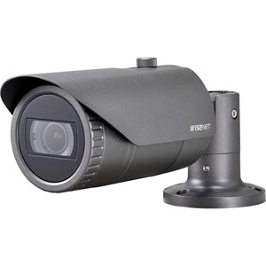 Cámara de red Wisenet QNO-8080R 5Megapíxel HD - Bala - Gris Oscuro - 30m - H.265, H.264, MJPEG - 2592 x 1944 - 3.20mm Zoom