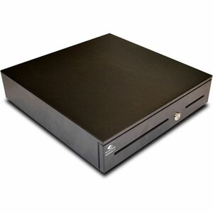 apg Soma ECD410 Cash Drawer - EUR 4 Bill - 8 Coin - 2 Media Slot - Steel - Black - 103 mm Height x 410 mm Width x 420 mm D