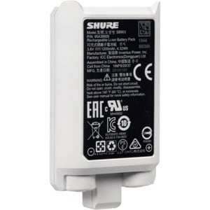 Shure Lithium-ion battery for SLX-D Wireless Transmitters - For Transmitter, Digital Wireless System - Battery Rechargeabl