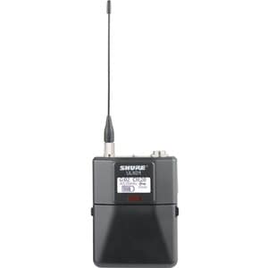 Shure ULXD1 Digital Bodypack Transmitter - 470 MHz to 534 MHz Operating Frequency - 328.08 ft Operating Range