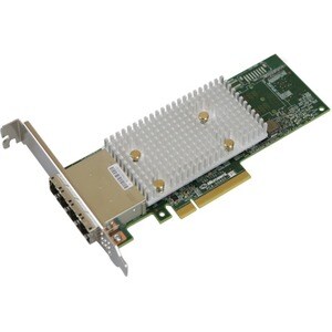 Microchip HBA 1100-16e SAS Controller - 12Gb/s SAS - PCI Express 3.0 - Plug-in Card - 4 x SFF-8644 - 16 Total SAS Port(s) 