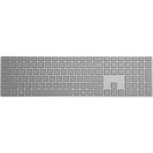 Microsoft Surface Keyboard - Wireless Connectivity - QWERTY Layout - Grey - Bluetooth Volume Control Hot Key(s) - Mac, And