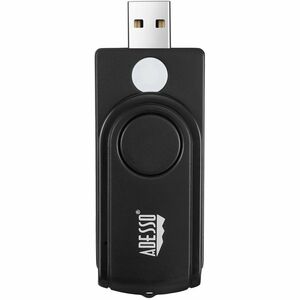 Adesso SCR-200 Smart Card Reader - Contact - USB 2.0 - Black - TAA Compliant