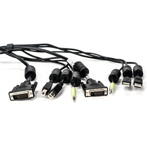 VERTIV 3.05 m KVM Cable - Cable for KVM Switch, Workstation - First End: USB, Audio, DVI-D (Single-Link) Digital Video