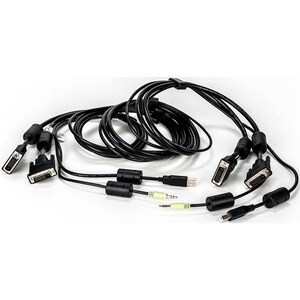 VERTIV 1.83 m KVM Cable - Cable for KVM Switch, Workstation - First End: USB, Audio, DVI-D (Dual-Link) Digital Video