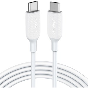 Anker PowerLine III USB-C to USB-C 2.0 Cable 6ft USB-C to USB-C Cable A8853 - 6 ft USB-C Data Transfer Cable for Smartphon