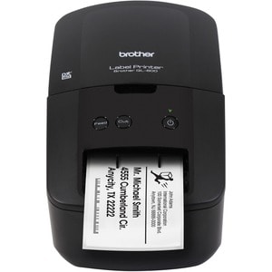 Brother QL-600 Desktop Direct Thermal Printer - Monochrome - Label Print - USB - 2.40" Print Width - 2.80 in/s Mono - 300 