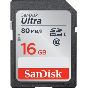 SanDisk Ultra 16 GB Class 10/UHS-I SDHC - 1 - 48 MB/s Read