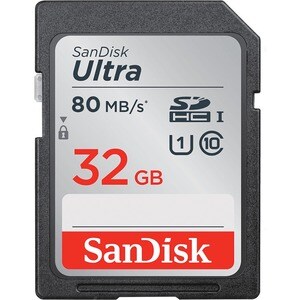 SanDisk Ultra 32 GB Class 10/UHS-I (U1) SDHC - 1 - 48 MB/s Read