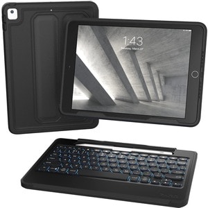 ZAGG Rugged Book Rugged Keyboard/Cover Case (Book Fold) for 10.2" (259.08 mm) to 10.5" (266.70 mm) Apple iPad Pro, iPad (7