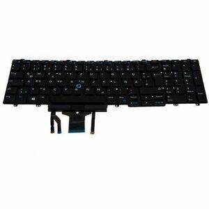 Origin Keyboard - Cable Connectivity - Proprietary Interface - Trackstick - German - Black - 103 Key(s) - Notebook