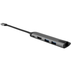 Verbatim USB Type C Docking Station for Notebook/Smartphone - 4 x USB Ports - 2 x USB 3.0 - USB Type-C - Network (RJ-45) -