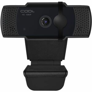 CODi Webcam - 30 fps - Black - USB Type A - Full HD - 1920 x 1080 Video - Auto-focus - 78° Angle - Microphone - Computer, 