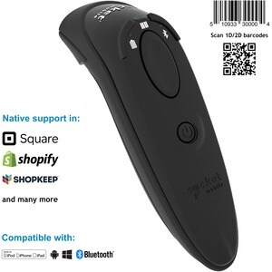 Socket Mobile DuraScan D740 Handheld Barcode-Scanner - Kabellos Konnektivität - Schwarz - 495,30 mm Scan-Abstand - 1D, 2D 