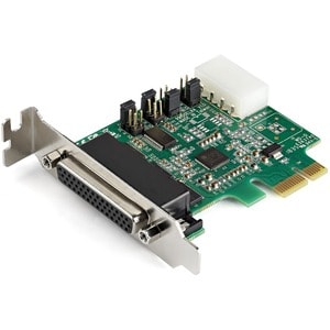 StarTech.com Multiport Serial Adapter - PCI Express 1.1 x1 - 4 x DB-9 RS-232 - Serial, Via Cable - 921.60 kbit/s - 16950 -