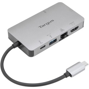 Targus DOCK419EUZ USB-Typ C Docking Station für Notebook, Monitor, Tastatur, Maus - Grau - 1 Unterstützte Displays - 4K - 
