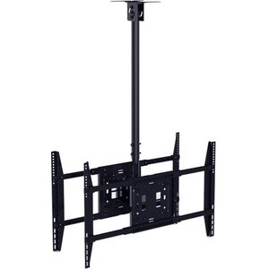 Supporto da soffitto ITB per Display firma digitale, Monitor - Nero - 2 Schermo/i supportato/i - 190,5 cm (75") Supporto s