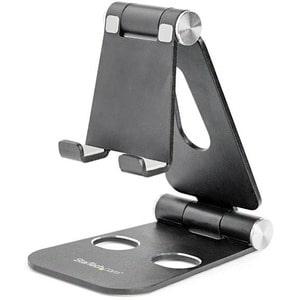 StarTech.com Phone and Tablet Stand - Foldable Universal Mobile Device Holder - Smartphones/Tablets - Adjustable Cell Phon