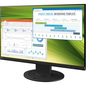 EIZO FlexScan EV2360-WT. Anzeigegrösse (Diagonal): 57,1 cm (22.5"), Auflösung: 1920 x 1200 Pixel, HD type: WUXGA, Display 