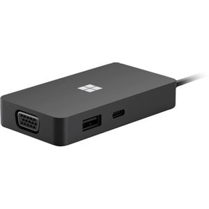 Microsoft USB-Typ C Docking Station für Notebook - Schwarz - USB Typ C - Netzwerk (RJ-45) - HDMI - VGA - Kabelgebundenes
