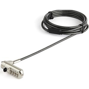 StarTech.com Câble antivol pour ordinateur portable - 2 m - Verrou à combinaison - Nano-Slot - Câble de sécurité - 60,96 c