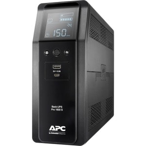 APC by Schneider Electric Back-UPS Pro BR1600SI 1600VA Tower UPS - Tower - AVR - 230 V AC Input - 230 V AC Output - 8 x IE