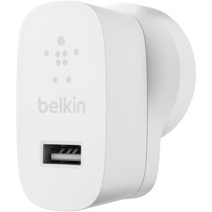 Belkin BOOST↑CHARGE 12 W AC Adapter - USB - For USB Device, iPad, Smartphone, iPhone - White