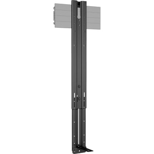 Chief Fusion Low-Profile Above/Below Shelf - For Displays 62-100" - Black - Adjustable Height - 100" Screen Support - 2 lb