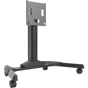 Chief Large Capacity Electric Height-Adjustable Mobile Flat Panel Cart - For Flat Panel Display - Black - 200 lb Capacity 